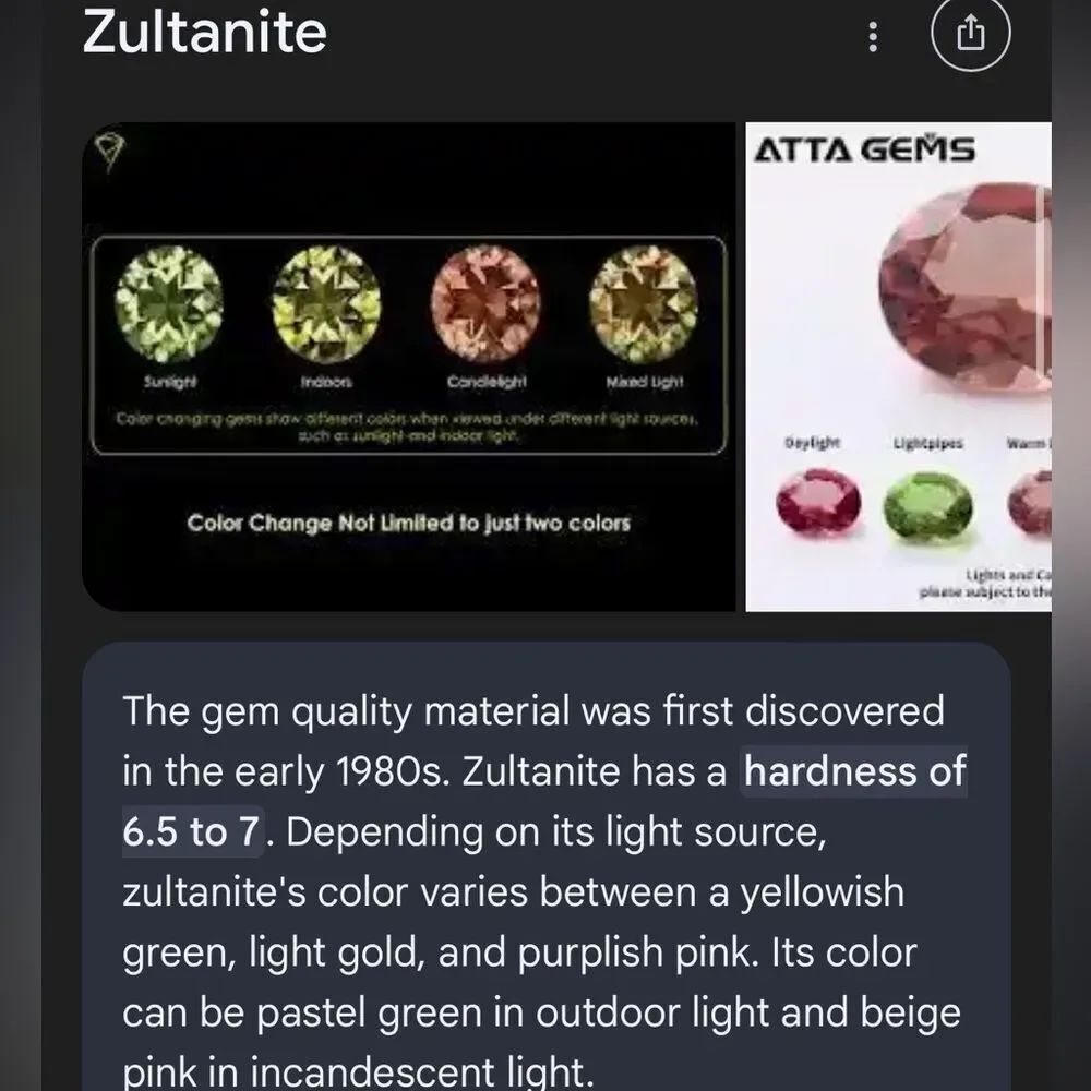 Zultanite Jewelry Set - Picture 5 of 5